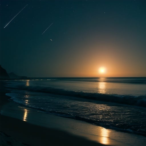 Moonlit Beach